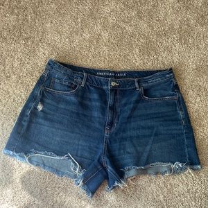 AE High-Waisted Denim Tomgirl Midi Short